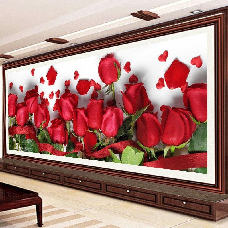 Rode Tulpen XL | Diamond Painting
