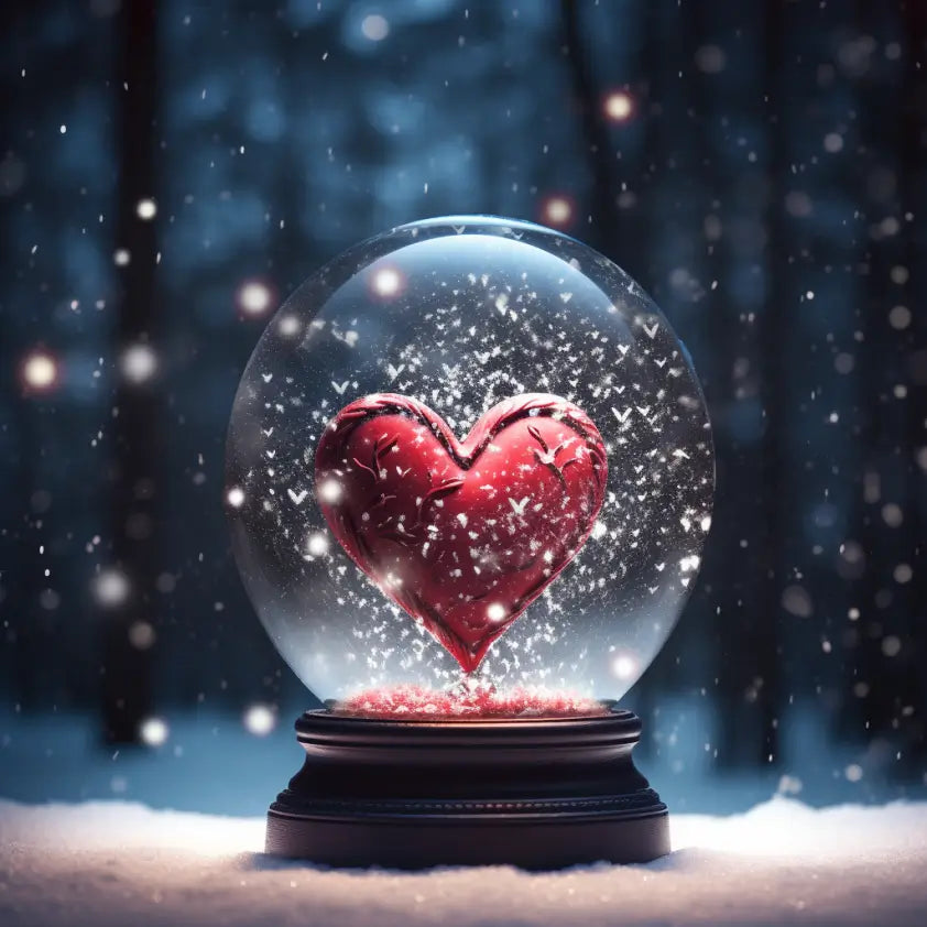 Julglob med hjärta