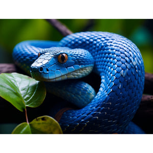Blå orm