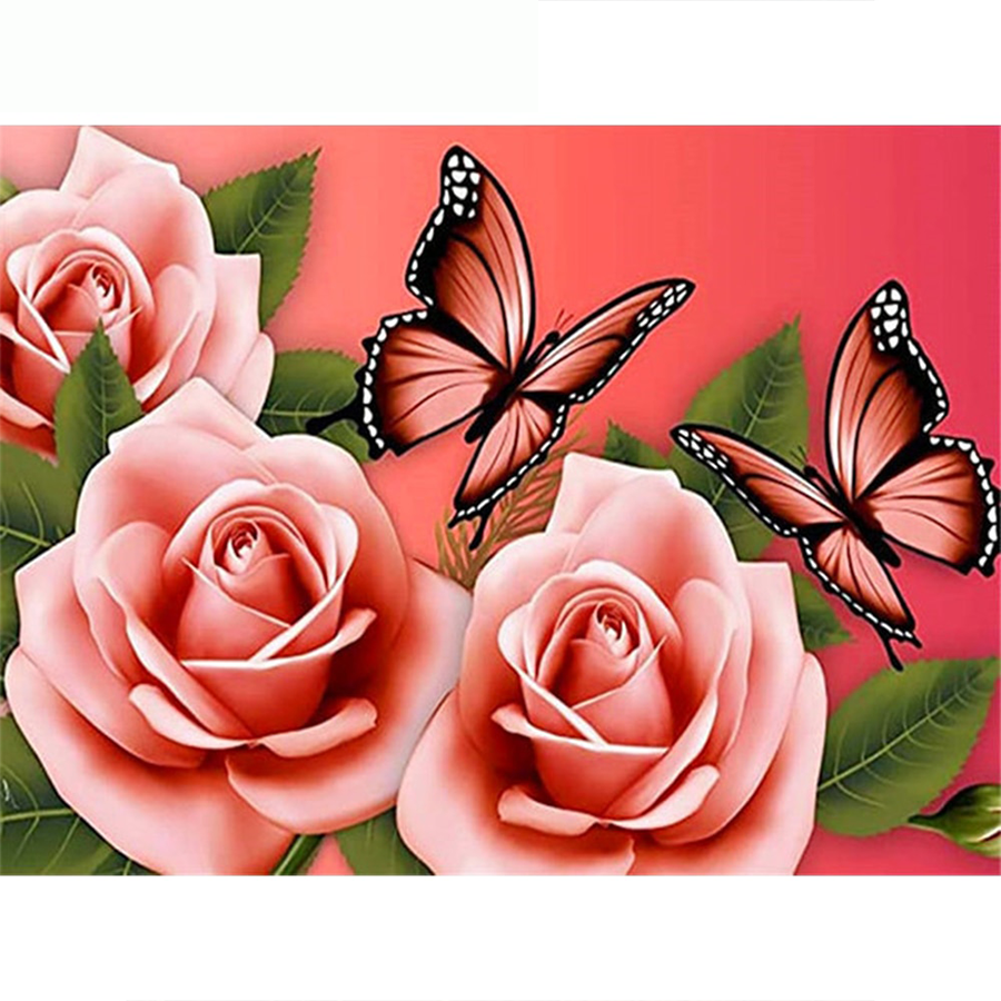 Rosor - Fjärilar