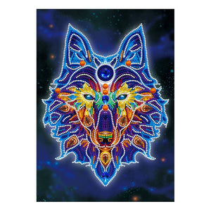 Wolf Glow In The Dark | Diamond Painting