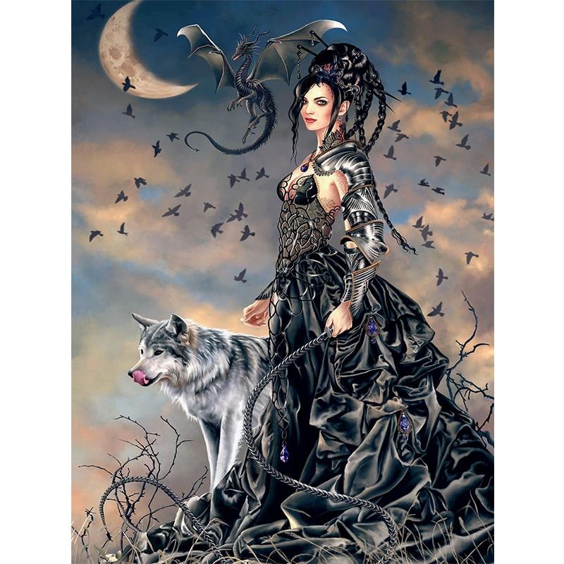 Gothic & Wolf | Diamond Painting