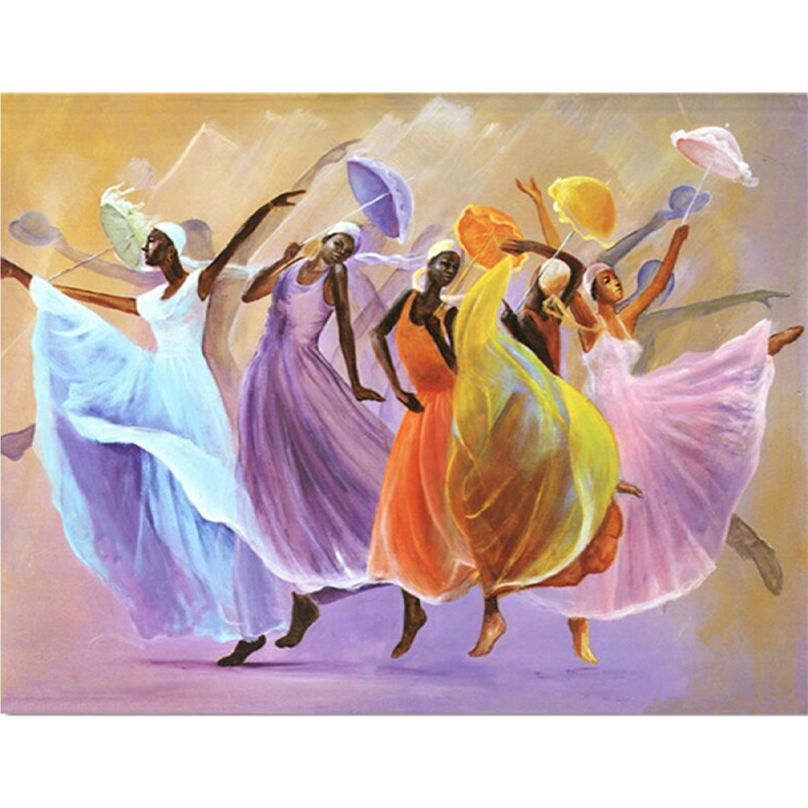 Dansande Afrikanska Kvinnor