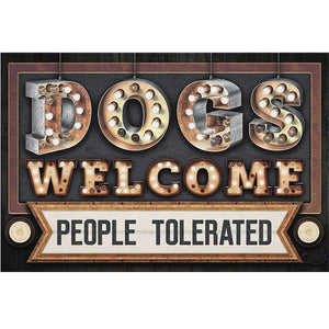Dogs Welcome | Diamond Painting