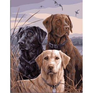 3 Labradors | Diamond Painting