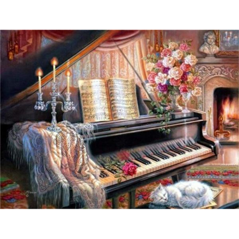 Piano | Diamond Painting