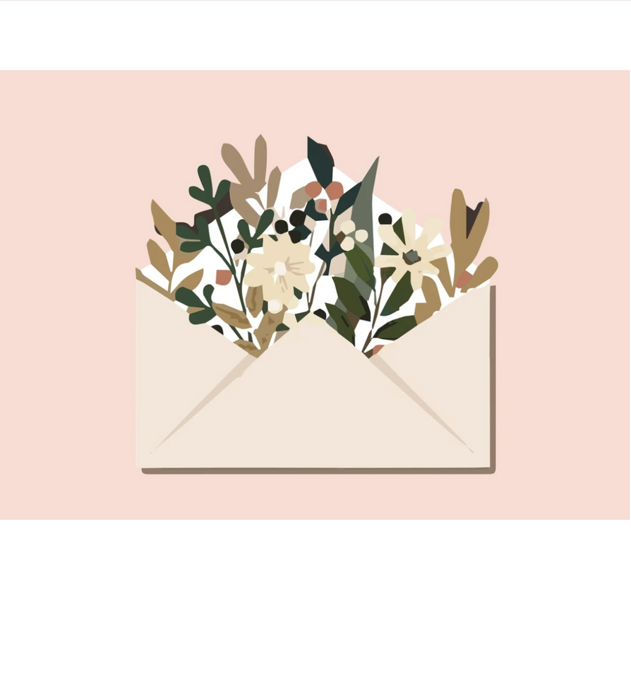 Envelop Met Bloemen | #Blijfthuis