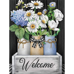 Blommor - Welcome-text